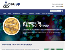 Tablet Screenshot of pricetechgroup.com